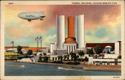 Federal Building 1933 Chicago World Fair Postcard Postcard