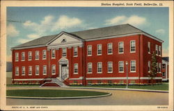 Station Hospital, Scott Field Belleville, IL Postcard Postcard