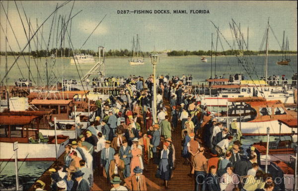 Fishing Docks Miami Florida
