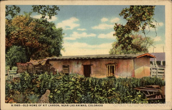 Old Home of Kit Carson, Near Las Animas, Colorado
