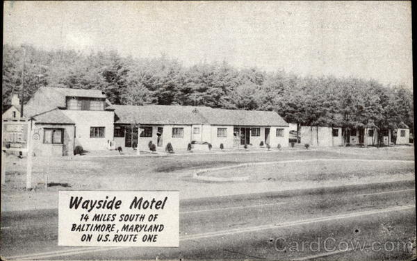 Wayside Motel Baltimore Maryland