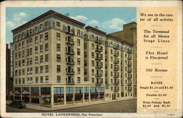 Hotel Lankershim San Francisco California