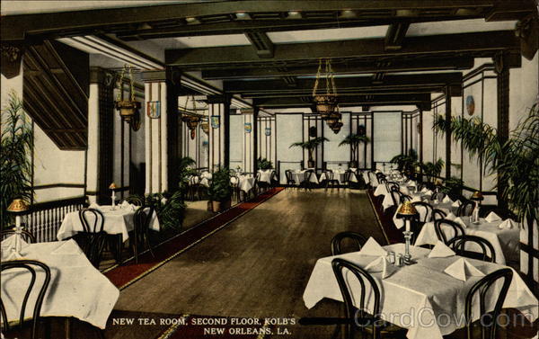 New Tea Room, Second Floor, Kolb's New Orleans Louisiana
