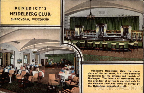 Benedict's Heidelberg Club Sheboygan Wisconsin