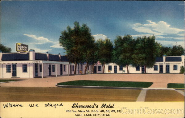 Sherwood's Motel Salt Lake City Utah