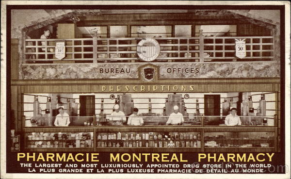 Pharmacie Montreal Pharmacy QC Canada Quebec