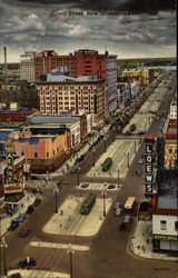 Canal Street in New Orleans Postcard