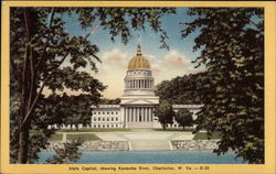 State Capitol, showing Kanawha River State Capitol, showing Kanawha River