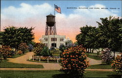 Municipal Building and Park Postcard