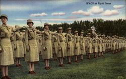 WACS at Right Dress Postcard