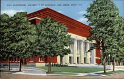 Hill Auditorium Postcard