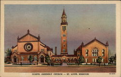 Gospel Assembly Church St. Louis, MO Postcard Postcard