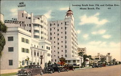 Busy Hotel Avenue Postcard