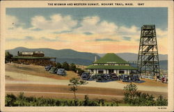 The Wigwam and Western Summit, Mowhawk Trail North Adams, MA Postcard Postcard