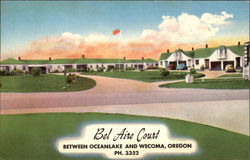 Bel-Aire Court Postcard