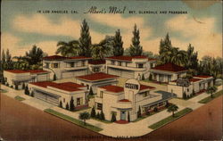 Albert's Motel Postcard