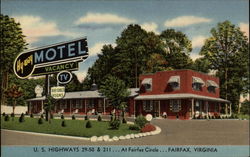 Hi-Way Motel Fairfax, VA Postcard Postcard