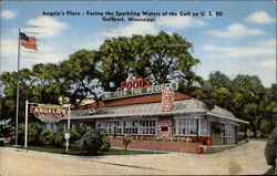 Angelo's Place - Facing the Sparkling Waters of the Gulf on U.S. 90 Angelo's Place - Facing the Sparkling Waters of the Gulf on U.S. 90