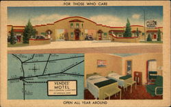 Yendes' Motel Dayton, OH Postcard Postcard