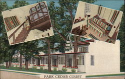 Park Cedar Court Hot Springs, AR Postcard Postcard