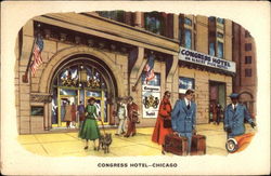 Congress Hotel Postcard