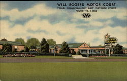 Will Rogers Motor Court Postcard