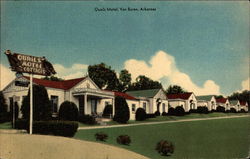 Quails Motel Van Buren, AR Postcard Postcard