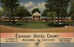 Edmary Hotel Court and Apartments Postcard
