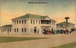 Gulf View Hotel Grand Isle, LA Postcard Postcard