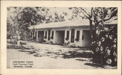 Pinehurst Court, South Tamiami Trail Postcard