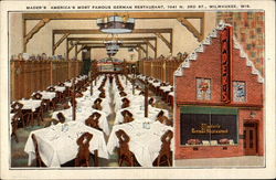 Mader's. America's most famous German Restaurant, 1041 N. 3rd St Postcard