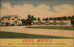 Rose Motel Homestead, FL Postcard Postcard