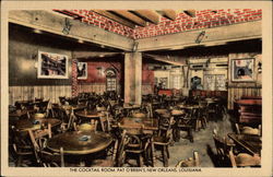 The Cocktail Room at Pat O'Brien's New Orleans, LA Postcard Postcard