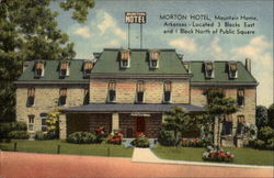 Morton Hotel Mountain Home, AR Postcard Postcard