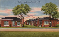 Tucker Court Jackson, TN Postcard Postcard