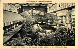 Garden Cafeteria Postcard