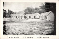 Motel Austin, U.S. Route 23 Pound, VA Postcard Postcard