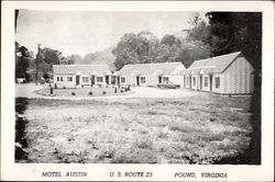 Motel Austin, U.S. Route 23 Postcard