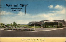 Martinelli Motel Helper, UT Postcard Postcard