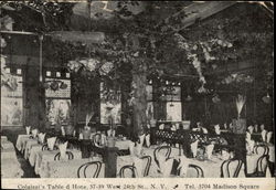 Colaizzi's Table d'Hote Postcard