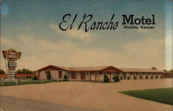 El Rancho Motel Wichita, KS Postcard Postcard