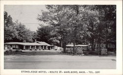 Stoneledge Motel - Route 20 - Tel. 5591 Stoneledge Motel - Route 20 - Tel. 5591