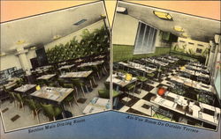 Section Main Dining Room - Air-Vue Room On Outside Terrace Kansas City, MO Postcard Postcard