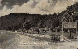 Martin Springs Tourist Camp, Cumberland Mountain Marion, TN Postcard Postcard