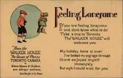 Feeling Lonesome - From the Walker House Postcard