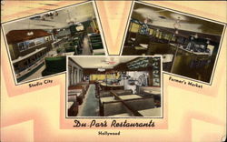 Du-Par's Restaurants Hollywood, CA Postcard Postcard
