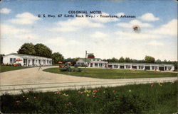 Colonial Motel Postcard