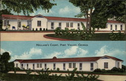 Holland's Court Fort Valley, GA Postcard Postcard
