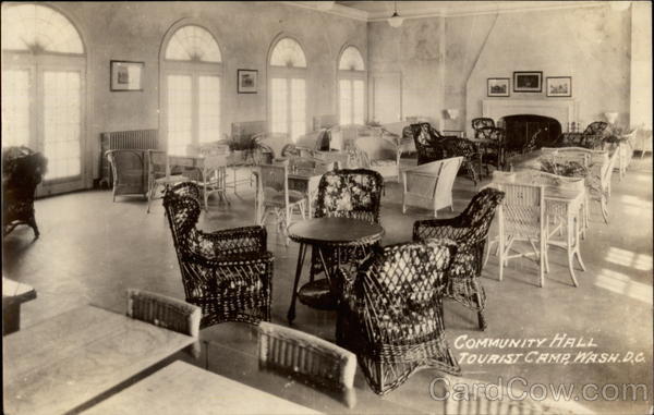 Community Hall Tourist Camp Washington District of Columbia
