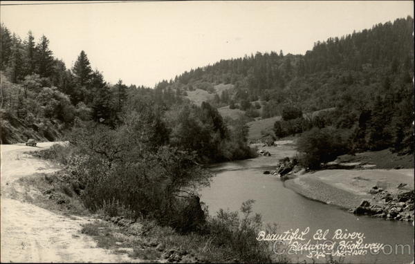 Beautiful Eel River Redwood Highway California